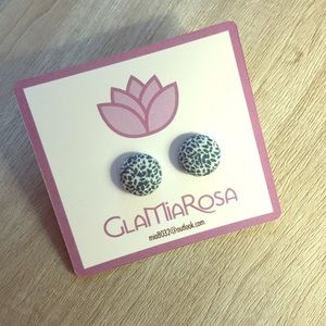 Handmade fabric earrings